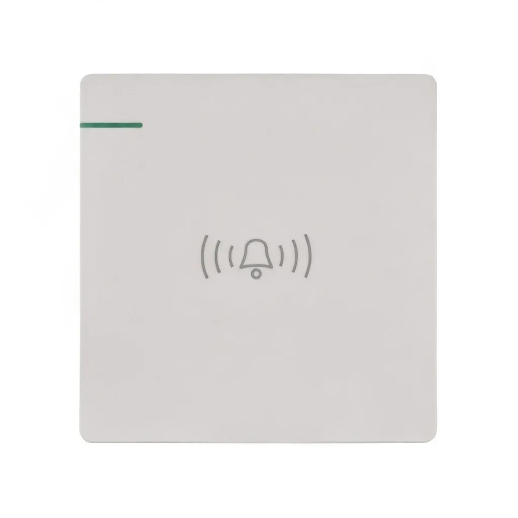 Doorbell 86 Type Switch Big Button PC Plate Electrical Doorbell Wall Switch-White