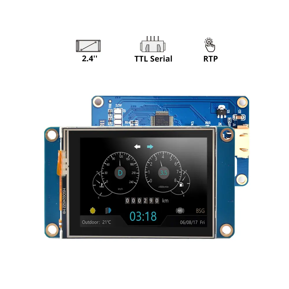 Nextion NX3224T024–2.4” inch Basic Series HMI Touch Display