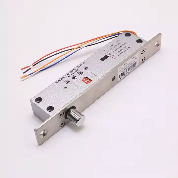 12V Stainless Steel Electric Narrow Door Bolt Mortise Lock Access Control Fail Safe Secure  Electronic Lock