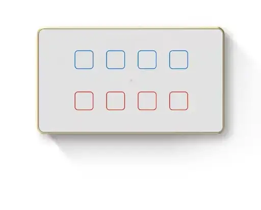 Smart Glass Touch Switch Home India Standard 4M Wireless WIFI Connectivity Alexa Google Assistant APP Smart Life Control